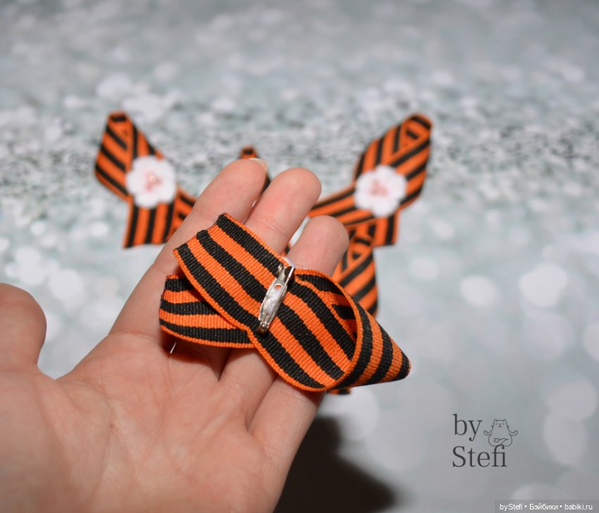 Брошечки к 9 мая. Хотелось изобразить весеннее цветение деревьев (фото 3)