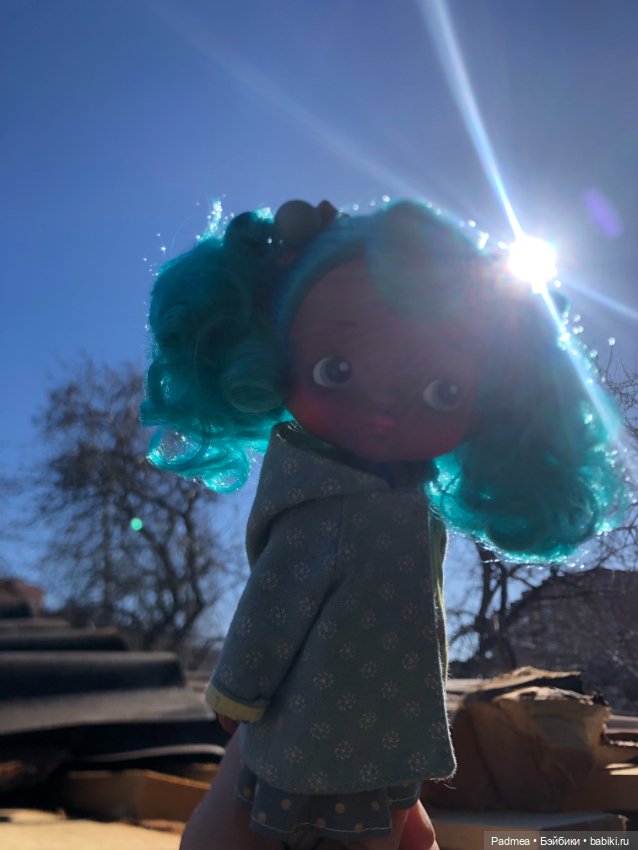 Бирюзовая весна… — Авторские работы в частных коллекциях: домашние фото кукол и игрушек
