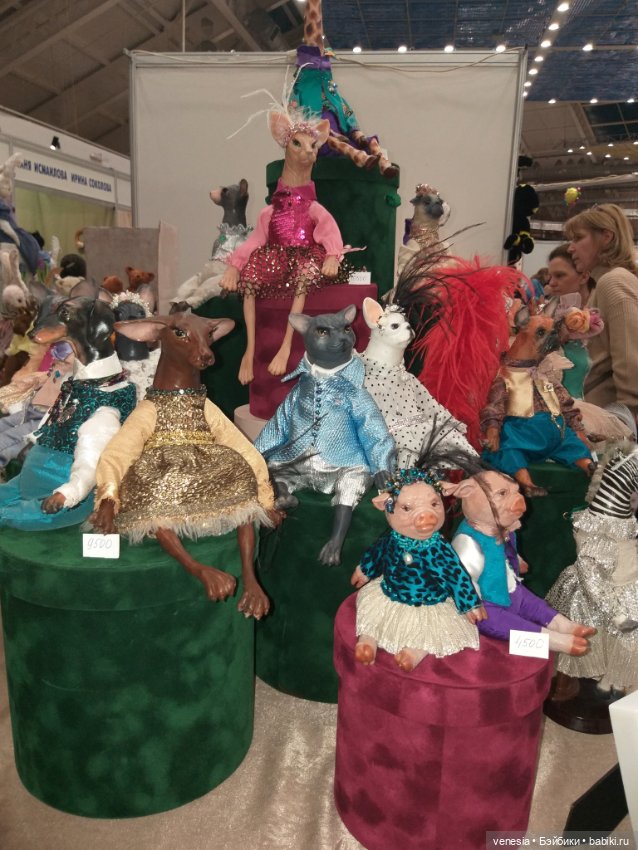 Выставка кукол и мишек Тедди на Тишинке. Апрель 2022