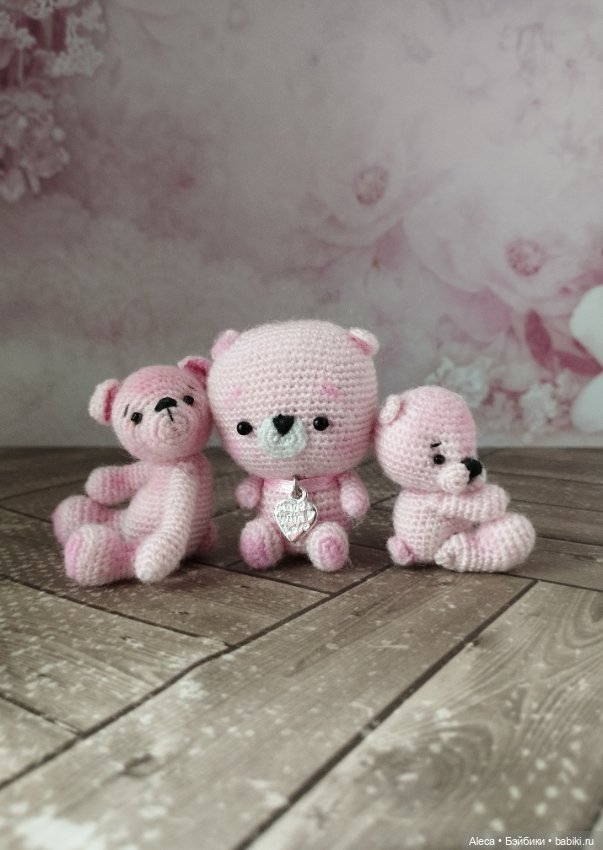 Такие разные мишки — Вязаные игрушки и амигуруми: крючком