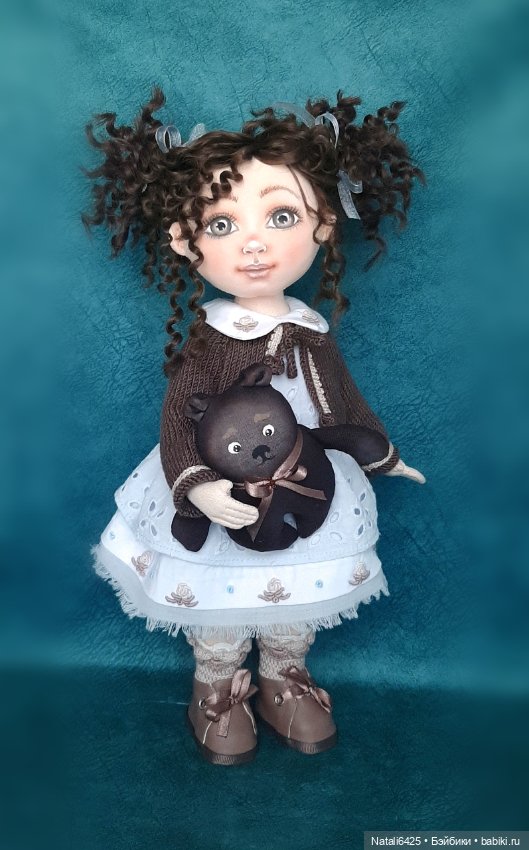 Текстильная куколка ручной работы