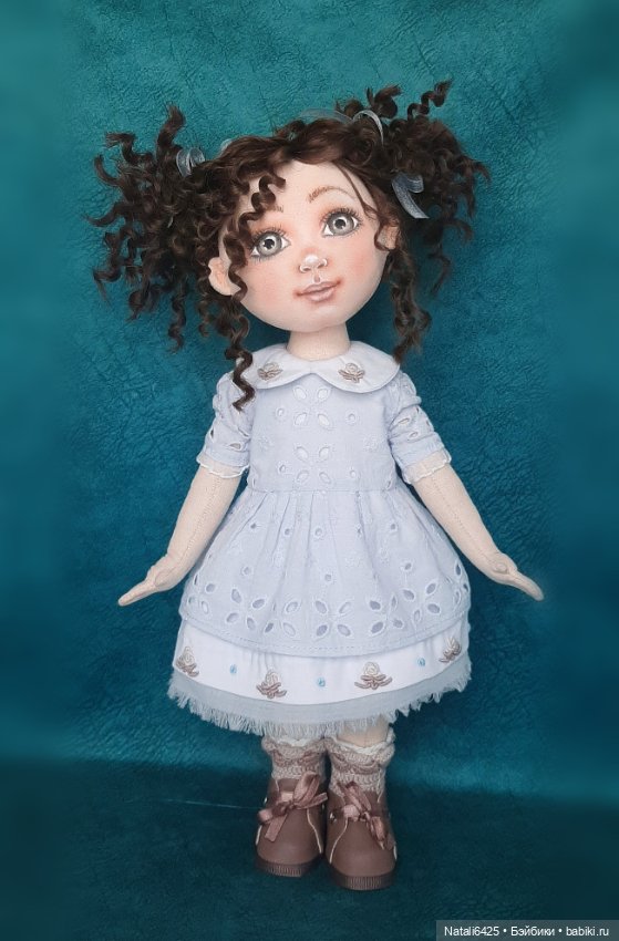 Текстильная куколка ручной работы (фото 4)