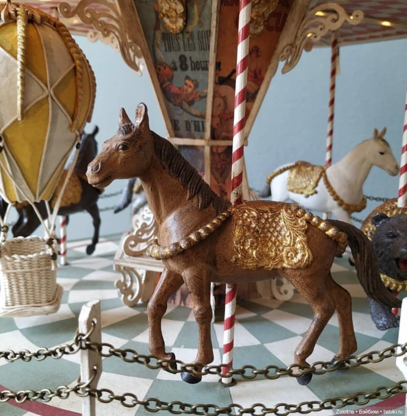 Моя чудесная карусель — Авторские игрушки из разных материалов: синельная проволока