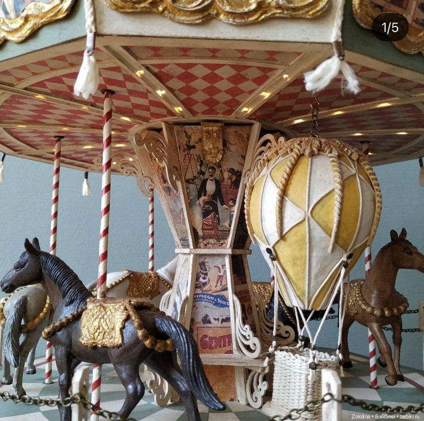 Моя чудесная карусель — Авторские игрушки из разных материалов: синельная проволока (фото 6)