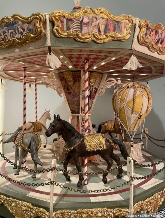 Моя чудесная карусель — Авторские игрушки из разных материалов: синельная проволока (фото 4)