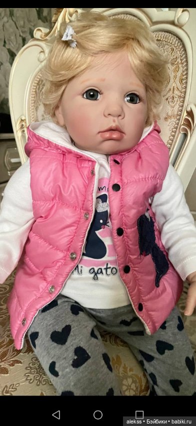 Малышка в голубом наряде от Хильдегард Гюнцель (baby bleu hildegard gunzel) (фото 5)