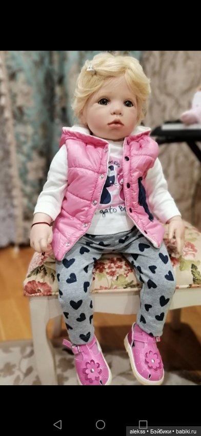 Малышка в голубом наряде от Хильдегард Гюнцель (baby bleu hildegard gunzel)