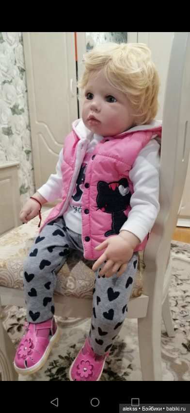 Малышка в голубом наряде от Хильдегард Гюнцель (baby bleu hildegard gunzel) (фото 6)