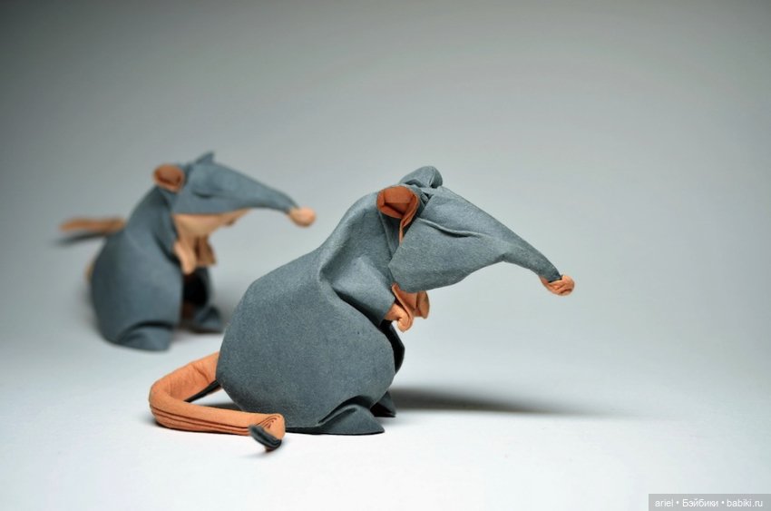 Хоанг Тянь Кьет (Hoang Tien Quyet): очаровательные оригами в технике влажного складывания (фото 6)