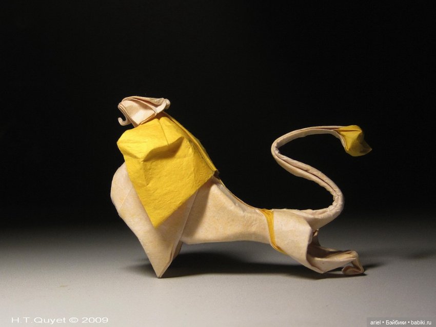 Хоанг Тянь Кьет (Hoang Tien Quyet): очаровательные оригами в технике влажного складывания