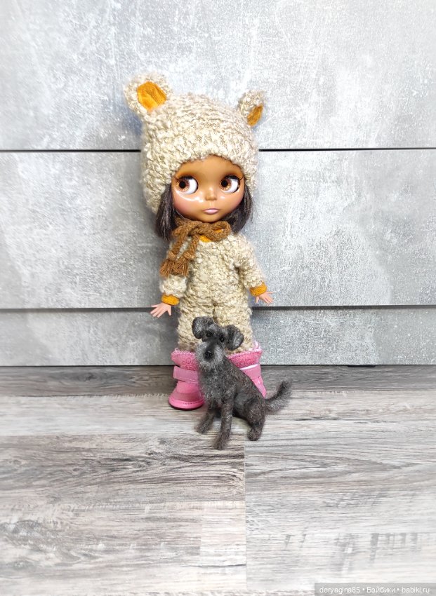 Дворовый пёс — Валяные игрушки из шерсти: сухое валяние (фото 2)