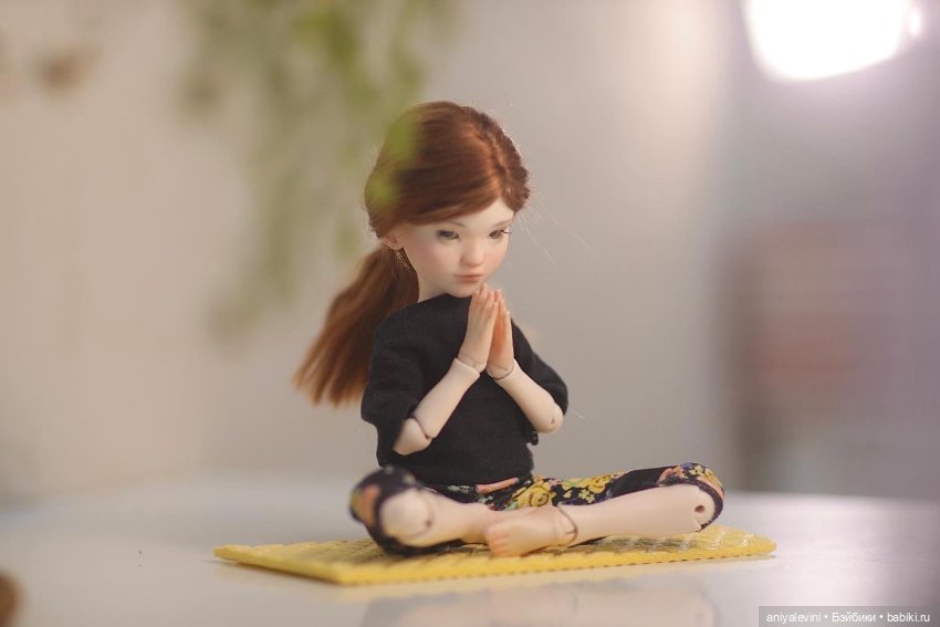 Йога с Софи — Фотоистории с куклами BJD (БЖД): сериалы (фото 2)