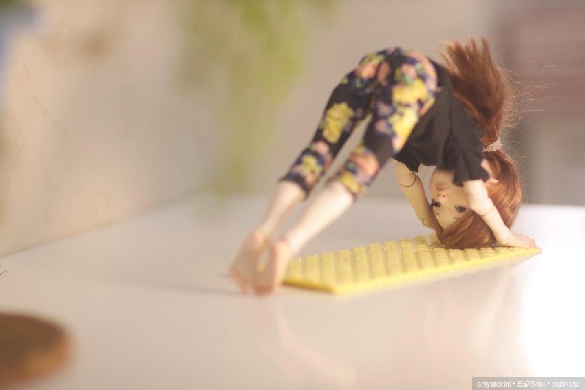 Йога с Софи — Фотоистории с куклами BJD (БЖД): сериалы (фото 7)