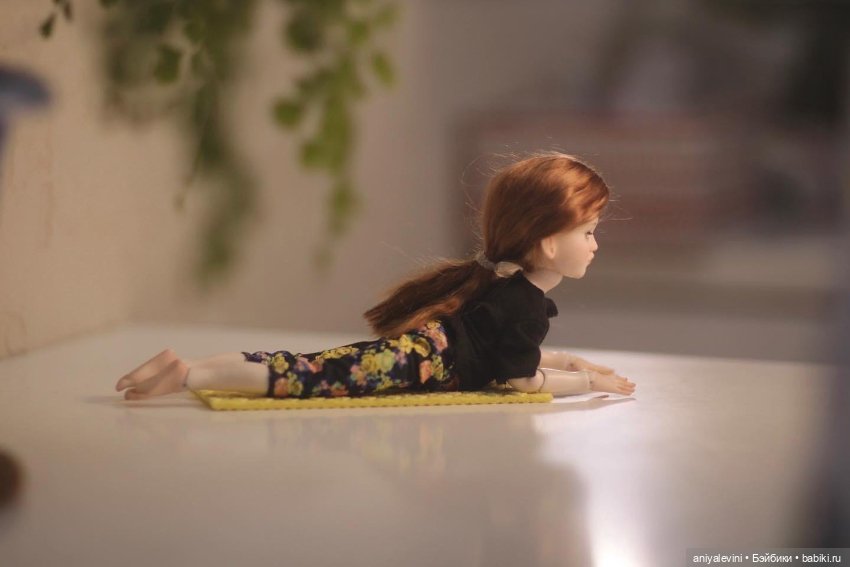 Йога с Софи — Фотоистории с куклами BJD (БЖД): сериалы (фото 4)