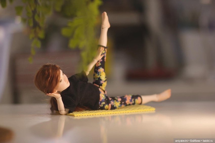 Йога с Софи — Фотоистории с куклами BJD (БЖД): сериалы (фото 3)