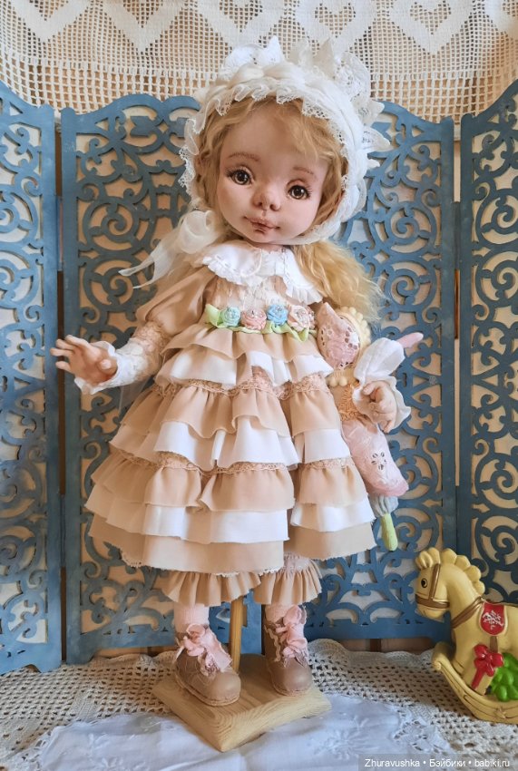 Алисия. Текстильная интерьерная куколка