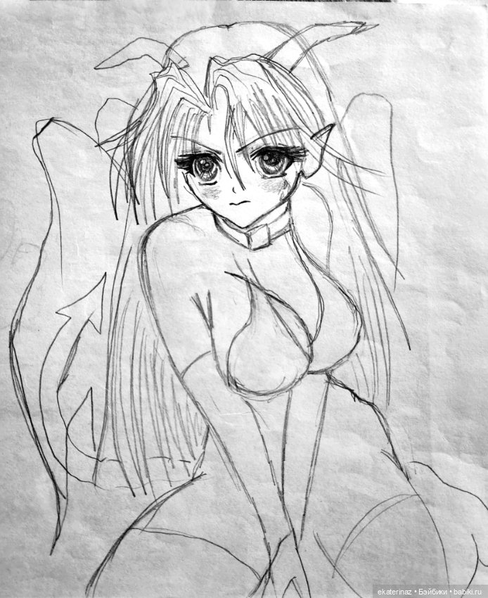 Рисунки аниме — Рисование и арт: скетчи (фото 5)