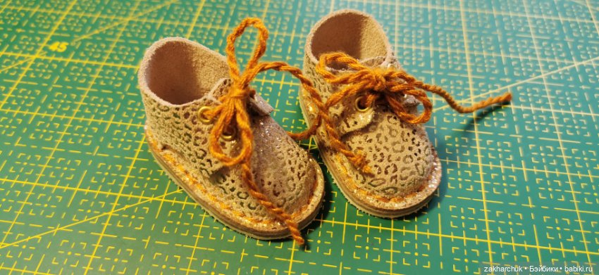 Первая обувь ручной работы для Паола Рейна от личного Мастера Татьяны Кукольная радуга (фото 4)