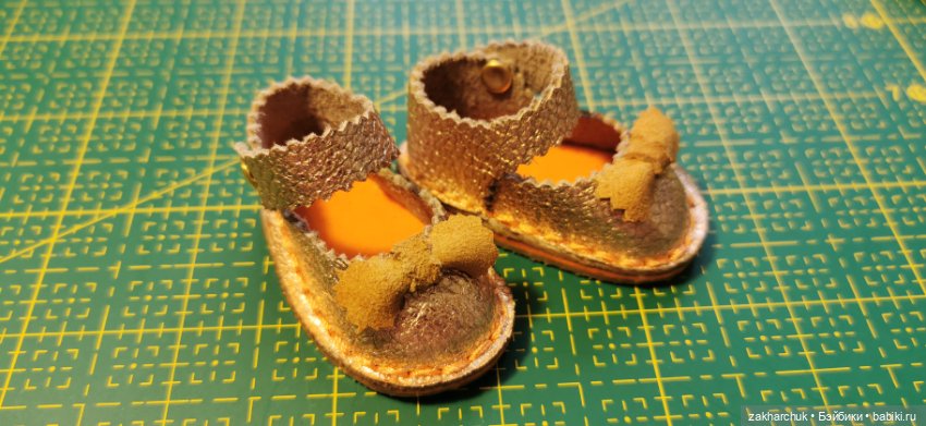 Первая обувь ручной работы для Паола Рейна от личного Мастера Татьяны Кукольная радуга (фото 7)