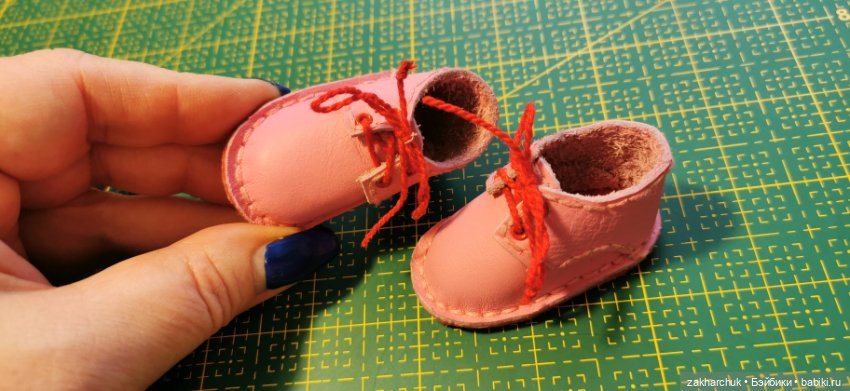 Первая обувь ручной работы для Паола Рейна от личного Мастера Татьяны Кукольная радуга (фото 3)