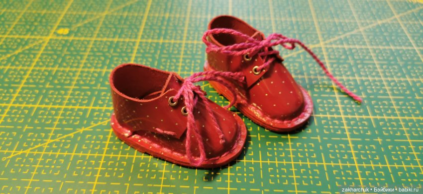 Первая обувь ручной работы для Паола Рейна от личного Мастера Татьяны Кукольная радуга (фото 8)