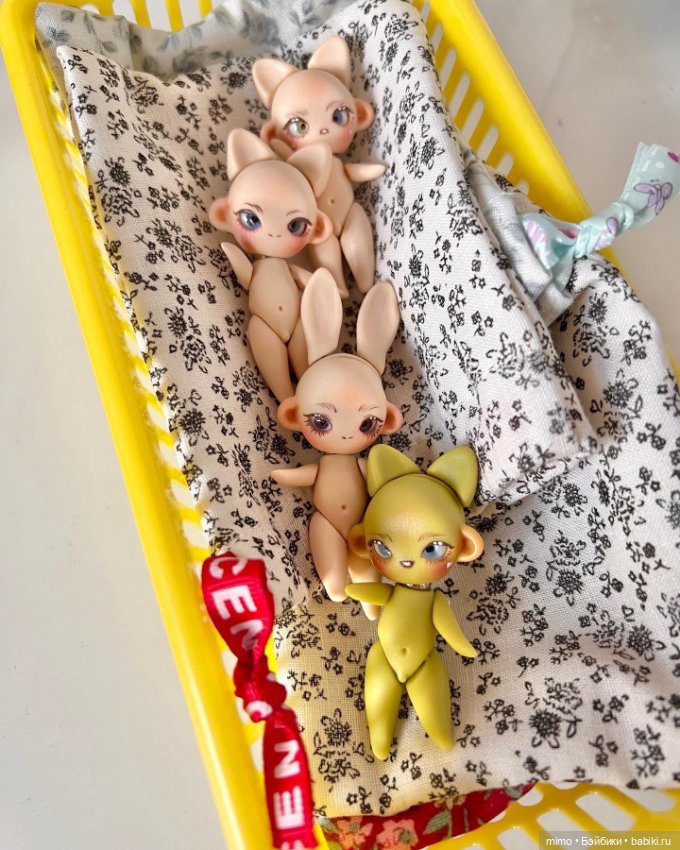 МАлыши 5.5 см — Авторские миниатюрные куклы: лепка (фото 3)