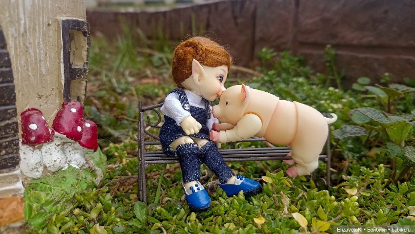 Поросенок и лужа. Realpuki. 154