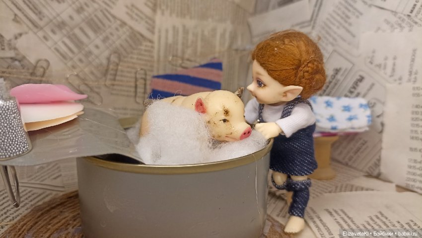 Поросенок и лужа. Realpuki. 154 (фото 10)