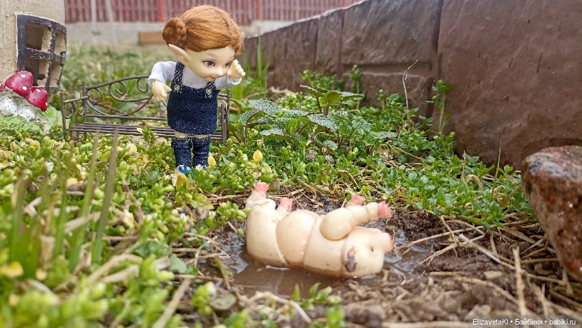Поросенок и лужа. Realpuki. 154 (фото 6)