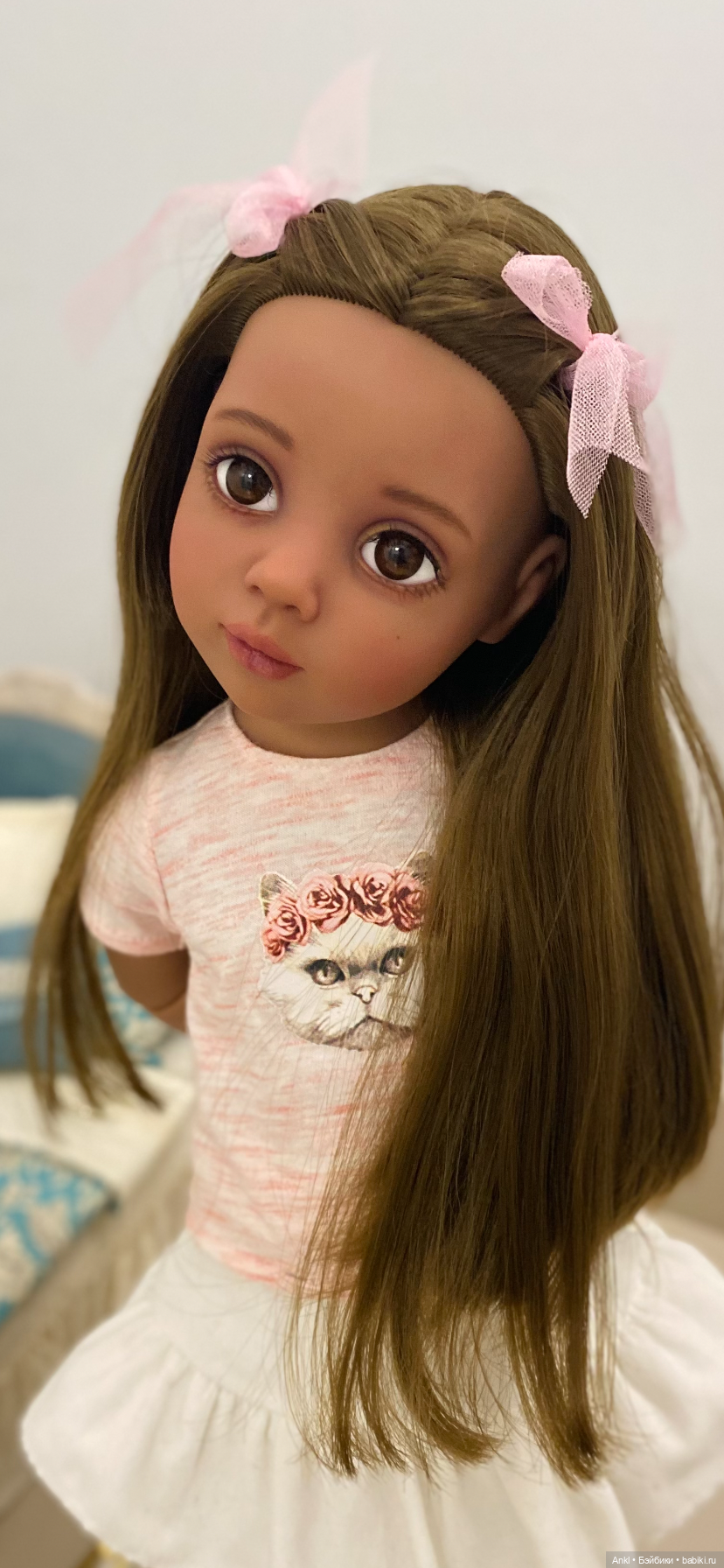 Моя смугляночка — ООАК и кастом кукол Gotz (Готц): перерисовка (фото 6)