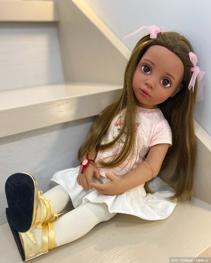 Моя смугляночка — ООАК и кастом кукол Gotz (Готц): перерисовка (фото 5)