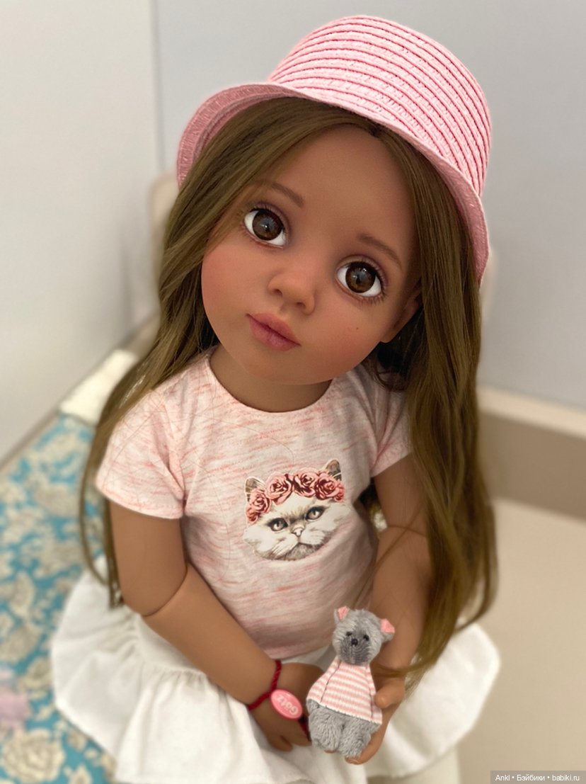 Моя смугляночка — ООАК и кастом кукол Gotz (Готц): перерисовка (фото 9)
