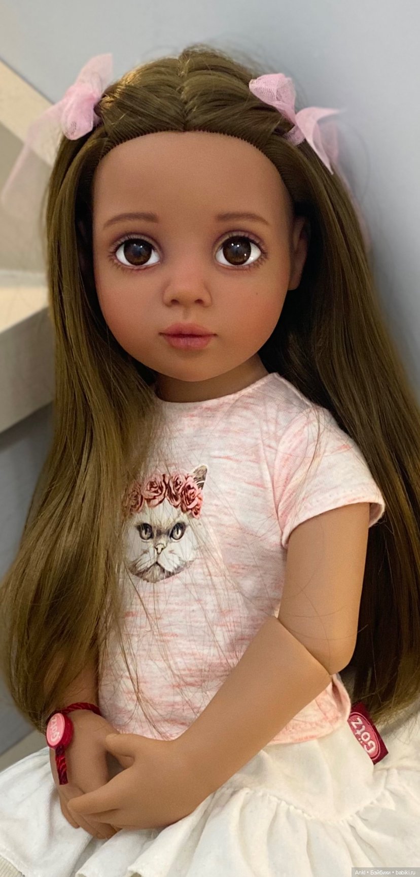 Моя смугляночка — ООАК и кастом кукол Gotz (Готц): перерисовка (фото 7)