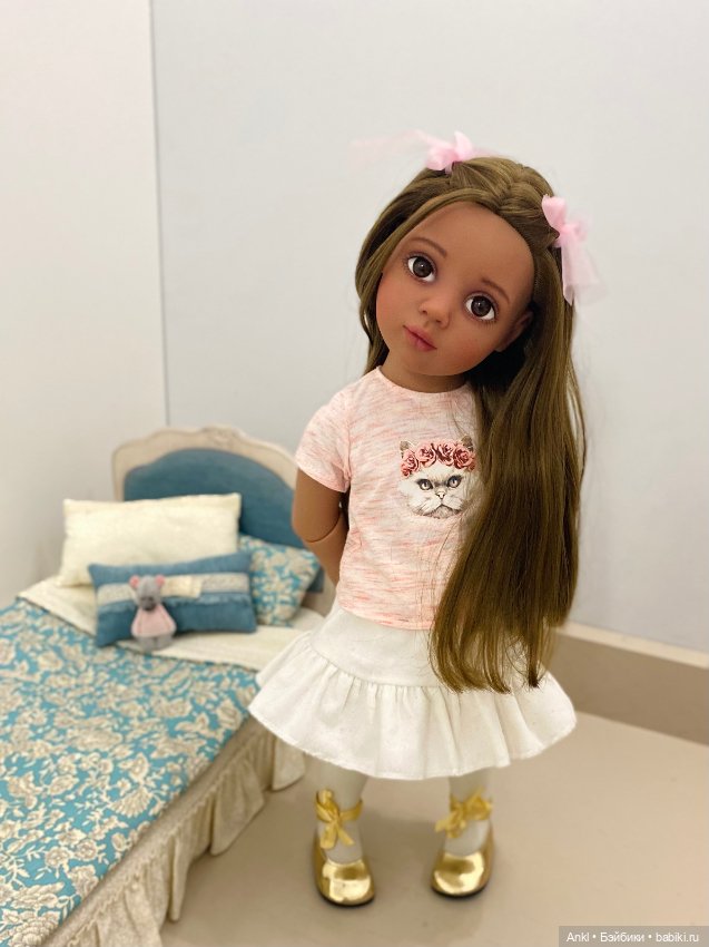 Моя смугляночка — ООАК и кастом кукол Gotz (Готц): перерисовка (фото 3)