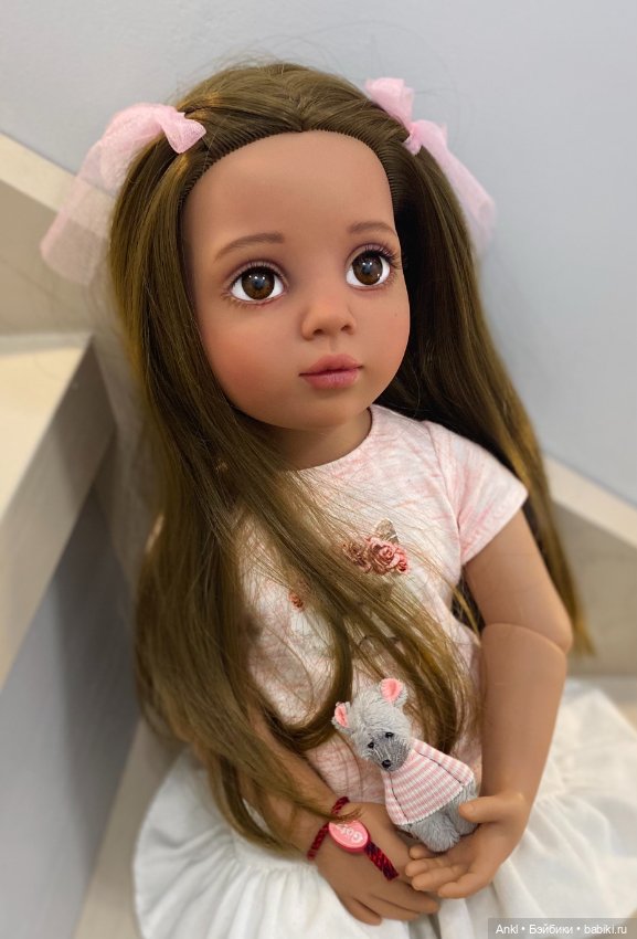 Моя смугляночка — ООАК и кастом кукол Gotz (Готц): перерисовка (фото 4)