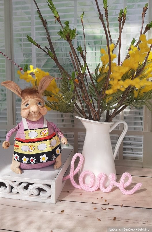 Пасхальные кролики — Лепка авторских игрушек и папье (фото 10)