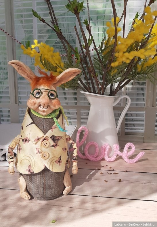 Пасхальные кролики — Лепка авторских игрушек и папье (фото 3)