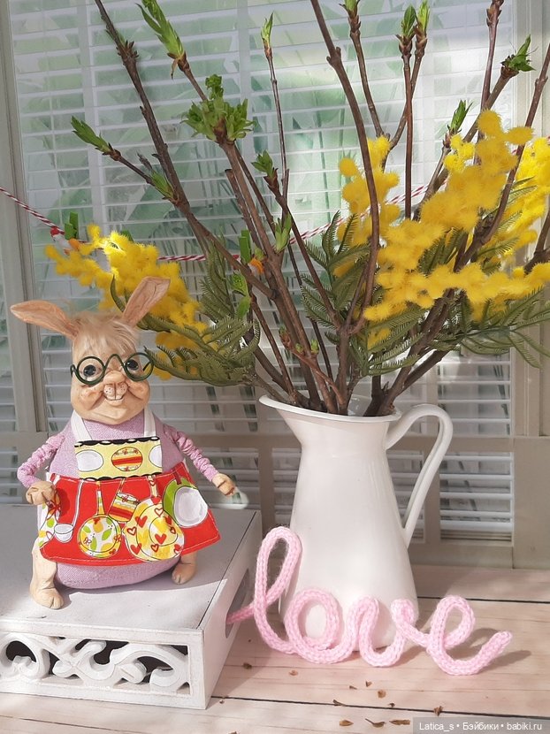 Пасхальные кролики — Лепка авторских игрушек и папье (фото 7)