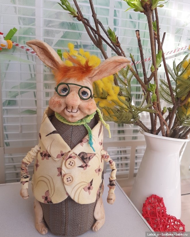 Пасхальные кролики — Лепка авторских игрушек и папье (фото 2)