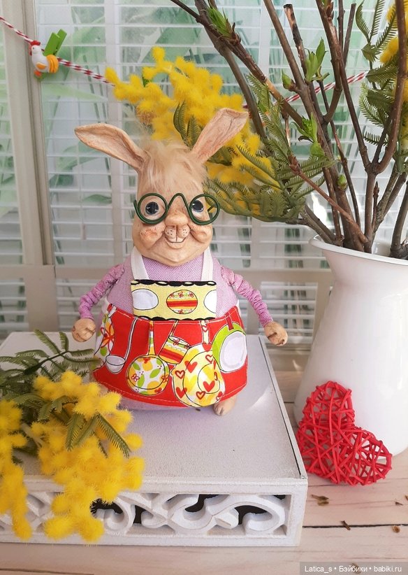 Пасхальные кролики — Лепка авторских игрушек и папье (фото 5)