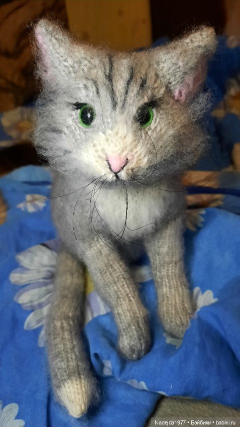 Моя новая работа. Котик по описанию Сары Элизабет Келлнер (фото 7)