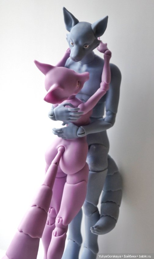 Парочка лис Esteradolls — Гибридизация кукол BJD (БЖД): пересадка головы (фото 3)