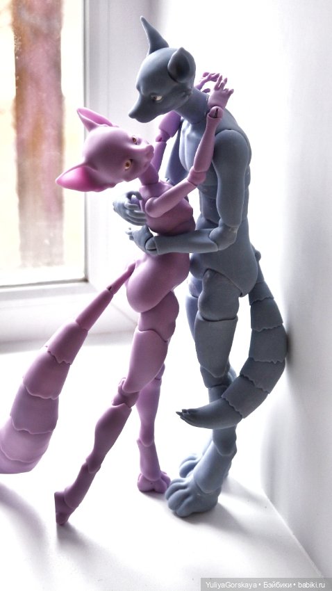 Парочка лис Esteradolls — Гибридизация кукол BJD (БЖД): пересадка головы (фото 2)