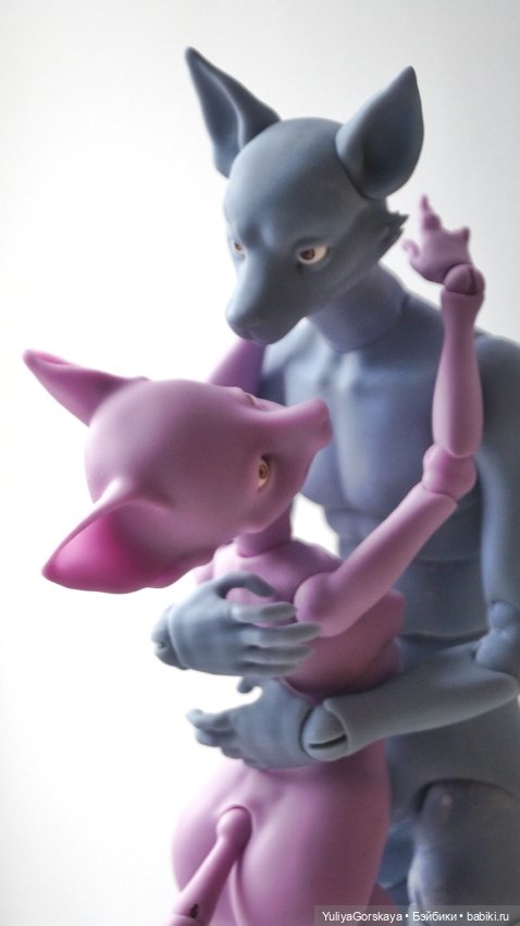 Парочка лис Esteradolls — Гибридизация кукол BJD (БЖД): пересадка головы (фото 4)