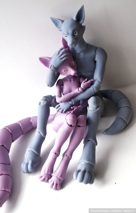 Парочка лис Esteradolls — Гибридизация кукол BJD (БЖД): пересадка головы (фото 8)