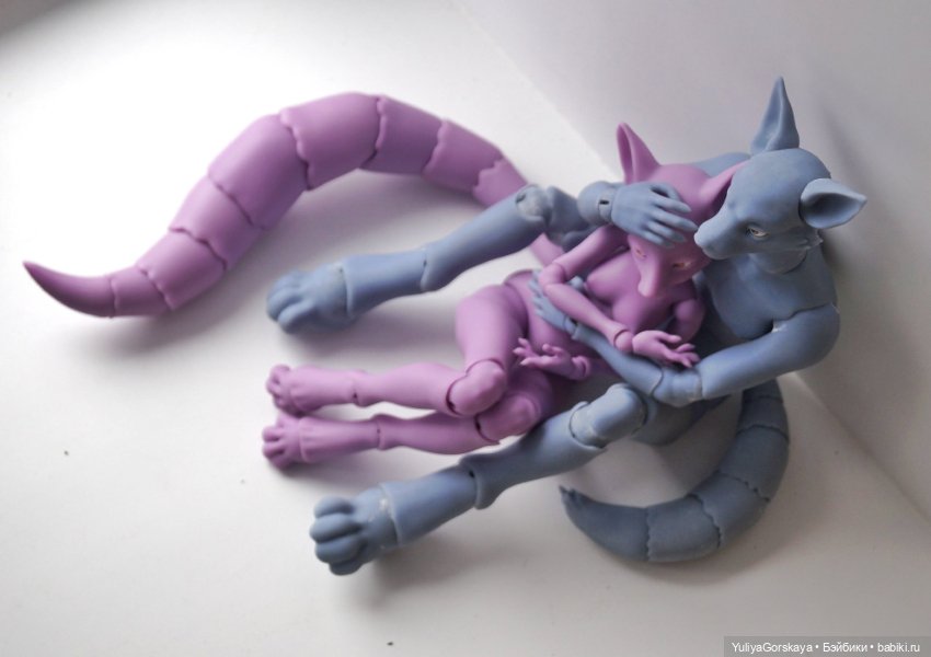 Парочка лис Esteradolls — Гибридизация кукол BJD (БЖД): пересадка головы (фото 10)