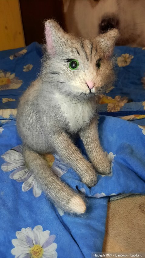 Моя новая работа. Котик по описанию Сары Элизабет Келлнер (фото 6)