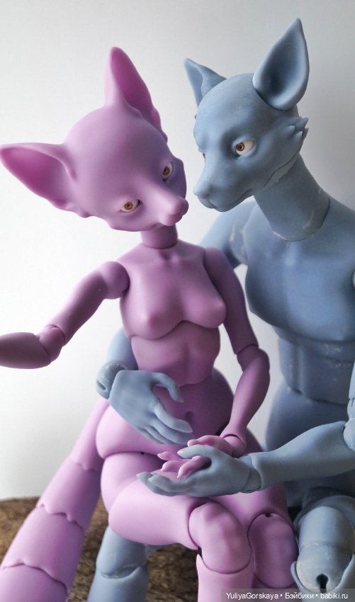 Парочка лис Esteradolls — Гибридизация кукол BJD (БЖД): пересадка головы (фото 7)