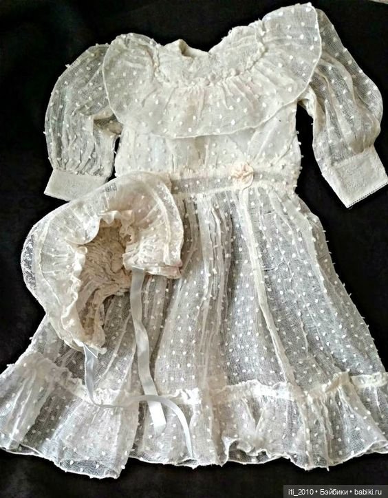 Простое белое платьице для антикварной девочки (ну или капля вдохновения на остаток дня)