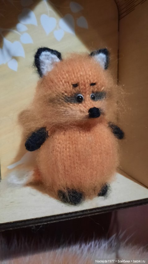 Связанные лисята — Вязаные игрушки и амигуруми: крючком